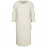 Платье , вечернее, полуприлегающее, размер 52, белый Mila Bezgerts