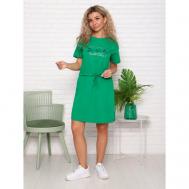 Платье , размер 50, зеленый IvCapriz