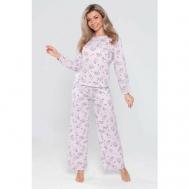 Пижама , размер 52, розовый Dianida