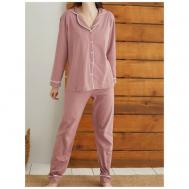 Пижама , размер 54, розовый Naemy Beach