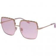 Солнцезащитные очки , квадратные, оправа: металл, с защитой от УФ, для женщин, золотой Chopard