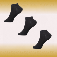 Носки , 3 пары, размер 36-41, черный, белый P2P Online