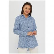 Рубашка  , размер 46, голубой KATHARINA KROSS