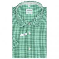 Рубашка , размер 44, белый, зеленый Seidensticker