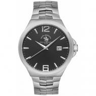 Наручные часы  Наручные часы  SB.1.10288-2, серебряный, черный Santa Barbara Polo & Racquet Club