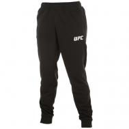 брюки, размер S, белый, черный UFC