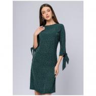 Платье , повседневное, мини, размер 46, зеленый 1001dress