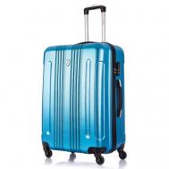 Чемодан , ABS-пластик, размер L-, голубой L'Case