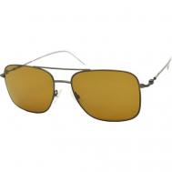 Солнцезащитные очки , авиаторы, оправа: металл, для мужчин, коричневый BOSS