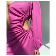 Платье , вечернее, прилегающее, мини, размер S, розовый RIMARKA
