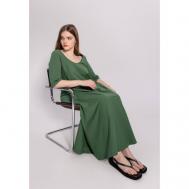 Платье , размер 54, зеленый Lessismore