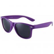Солнцезащитные очки , вайфареры, оправа: пластик, с защитой от УФ, фиолетовый Street Soul