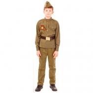 Костюм детский Солдат прямые брюки (158) Пуговка