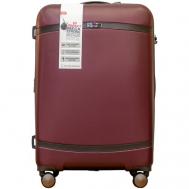 Чемодан , поликарбонат, размер M, бордовый IT Luggage