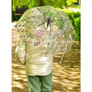 Зонт-трость , зеленый Rain-Proof