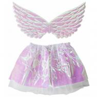 Карнавальный костюм  Единорог, крылья+юбочка, розовый, 1 шт Riota