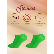 Носки , 2 пары, размер 39/42, зеленый Gamma