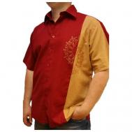 Рубашка , размер 50-52/L, красный Маэстро