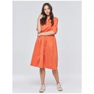 Платье , размер 52, оранжевый VAY