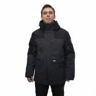 куртка  зимняя, размер 50, черный Tisentele