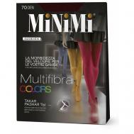 Колготки   Multifibra Colors, 70 den, размер 5, коричневый, хаки MINIMI