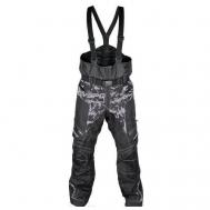 брюки , карманы, мембрана, утепленные, водонепроницаемые, размер XXXL, черный AGVSPORT