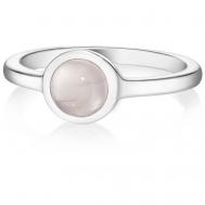 Кольцо  серебро, 925 проба, размер 18.5, розовый Aloha Gaia
