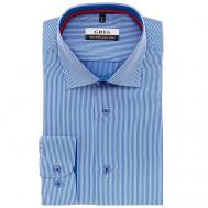 Рубашка , размер 174-184/40, синий Greg