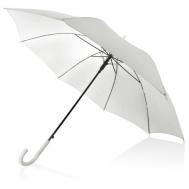 Зонт-трость , полуавтомат, купол 100 см., 8 спиц, белый bumbel
