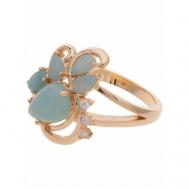 Кольцо помолвочное , амазонит, размер 20, голубой Lotus Jewelry