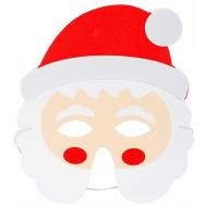 Карнавальная маска  на Новый Год, Дед Мороз, 1 шт Riota