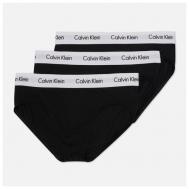 Комплект трусов брифы , размер XL, черный, 3 шт. Calvin Klein