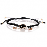 Комплект браслетов, размер one size, черный, белый Azimut C.O. Jewelry and Accessories