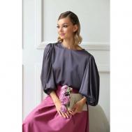 Блуза  , размер 42/44, фиолетовый LookLikeCat