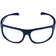 Солнцезащитные очки , квадратные, оправа: пластик, с защитой от УФ, поляризационные, для мужчин, синий Polaroid