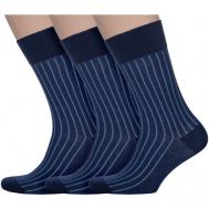 Мужские носки , 3 пары, размер 31, синий Akos