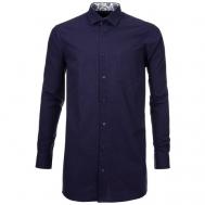 Рубашка , размер 50/L/178-186/41 ворот, фиолетовый Imperator