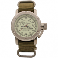 Наручные часы  Командирские Часы наручные К-222 / Анчар (Papa) механические 035.21, белый ТРИУМФ