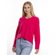 Пуловер, размер 42-48, розовый XIYUE