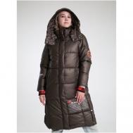 куртка , демисезон/зима, размер ХХL, коричневый BEAUTY SHEEK