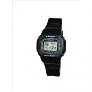 Наручные часы  Электронные спортивные наручные часы  с секундомером, подсветкой, защитой от влаги и ударов, черный Lasika