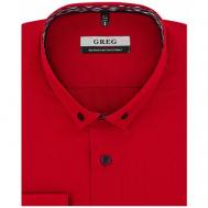 Рубашка , размер 174-184/39, красный Greg