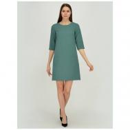 Платье , повседневное, полуприлегающее, размер 46, зеленый VISERDI