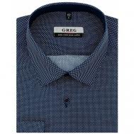 Рубашка , размер 174-184/38, синий Greg