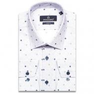 Рубашка , размер (52)XL, серый Poggino