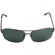 Солнцезащитные очки , прямоугольные, оправа: металл Leonardo