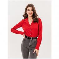 Блуза  , размер 46, красный Viaville