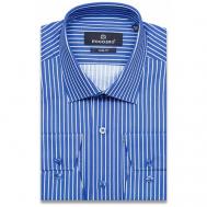 Рубашка , размер (50)L, синий Poggino