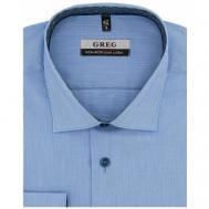 Рубашка , размер 174-184/40, голубой Greg
