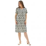 Платье , размер 54, серый Оптима Трикотаж